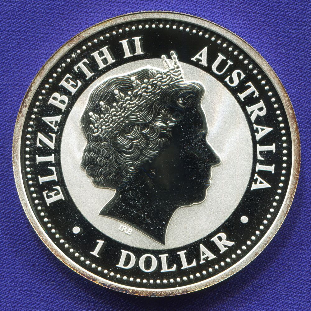 Австралия 1 доллар 2006 Proof Год Собаки  - 1