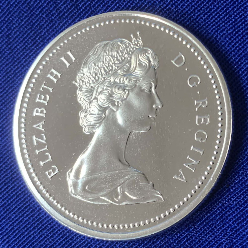Канада 1 доллар 1974 UNC 100 лет городу Виннипег  - 2