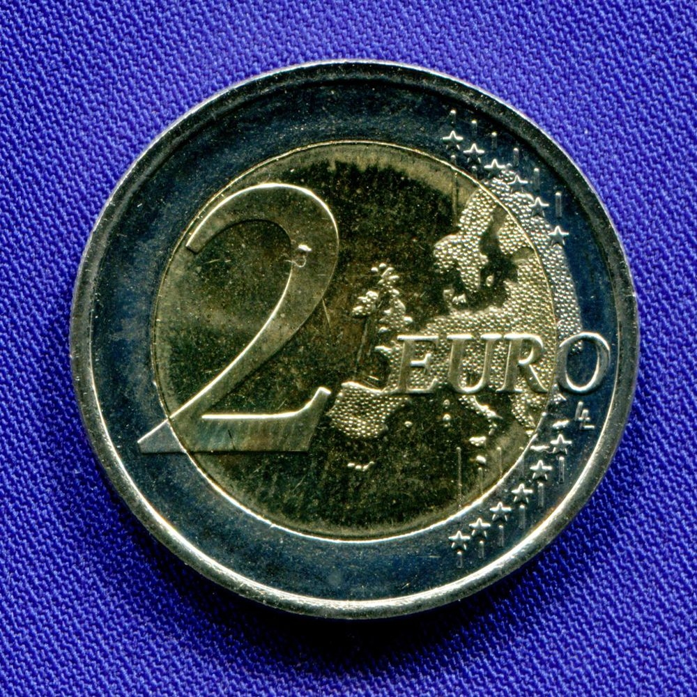 Финляндия 2 евро 2014 UNC Туве Янсон  - 1