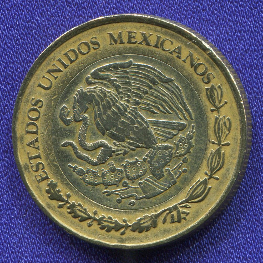 Мексика 10 песо 2009 VF  - 1