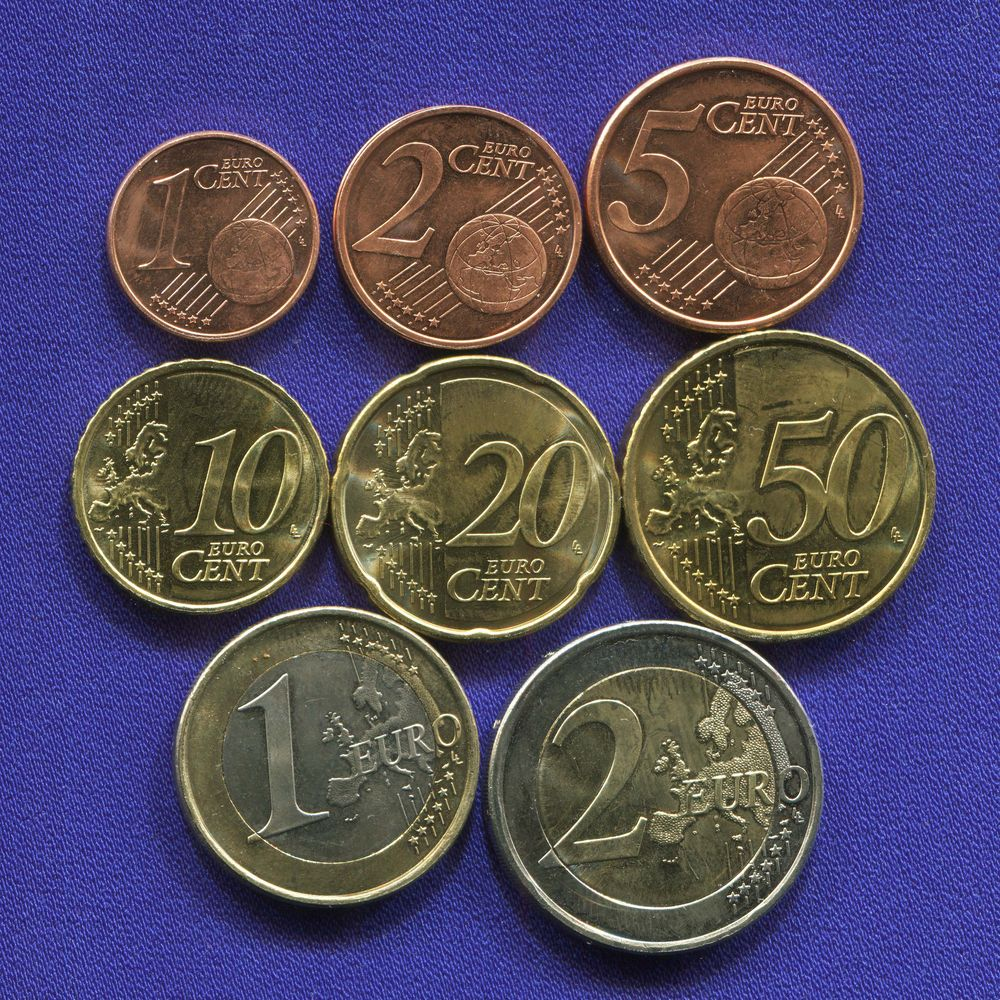 Набор монет Эстонии EURO 8 монет 2011 UNC - 1