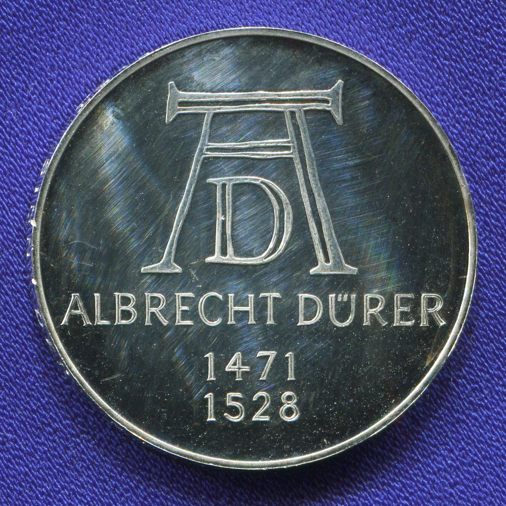 ФРГ 5 марок 1971 Proof 500 лет со дня рождения Альбрехта Дюрера  - 1