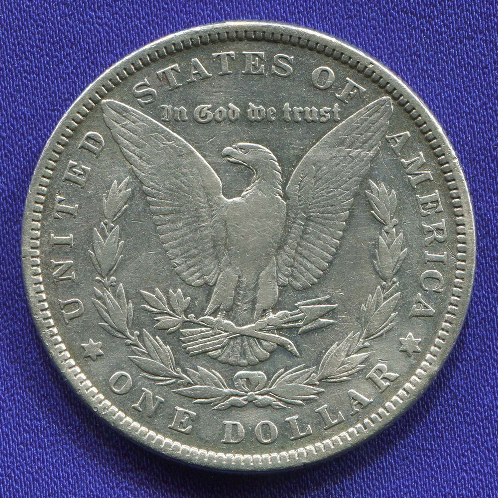 США 1 доллар 1881 XF+ Доллар Моргана. Без МД.  - 1