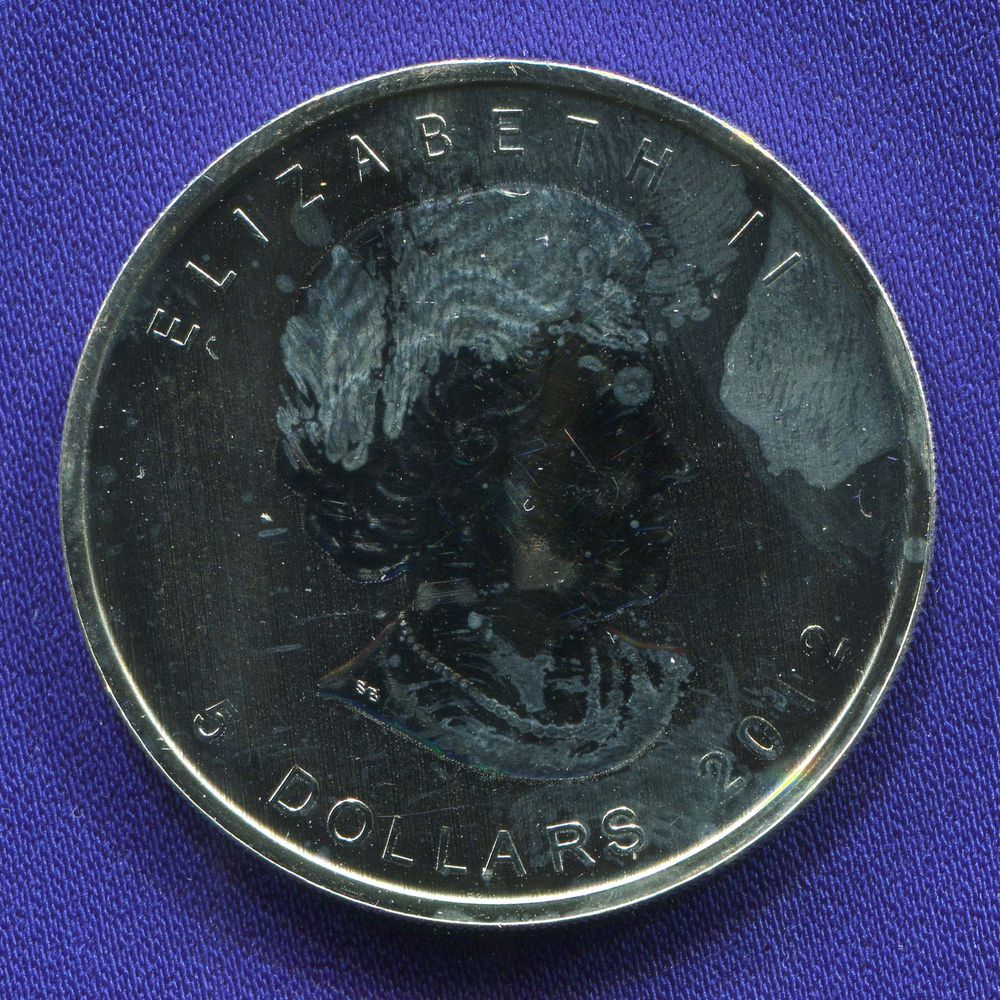 Канада 5 долларов 2012 Proof 	Природа Канады - Пума  - 1