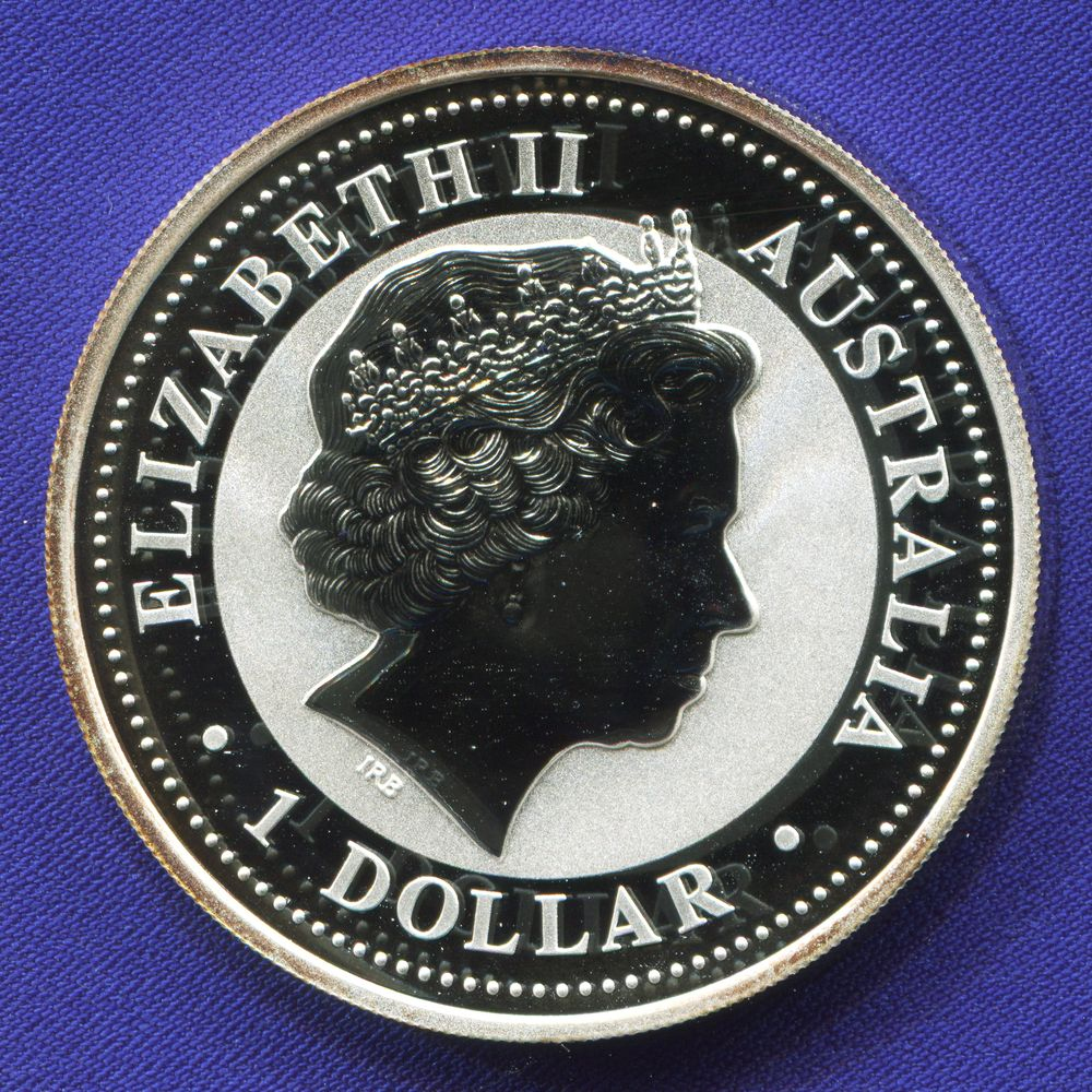 Австралия 1 доллар 2004 Proof Год Обезьяны  - 1