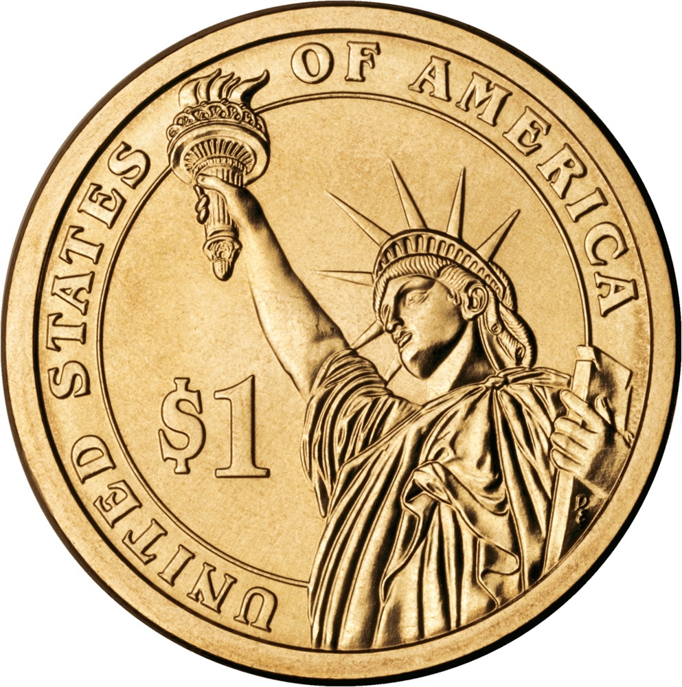 США 1 доллар 2012 года президент №22 Гровер Кливленд - 1