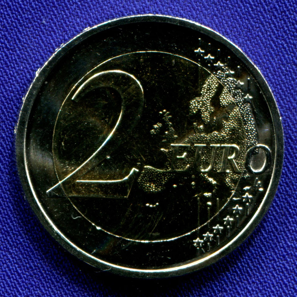 Латвия 2 евро 2018 UNC Земгале  - 1