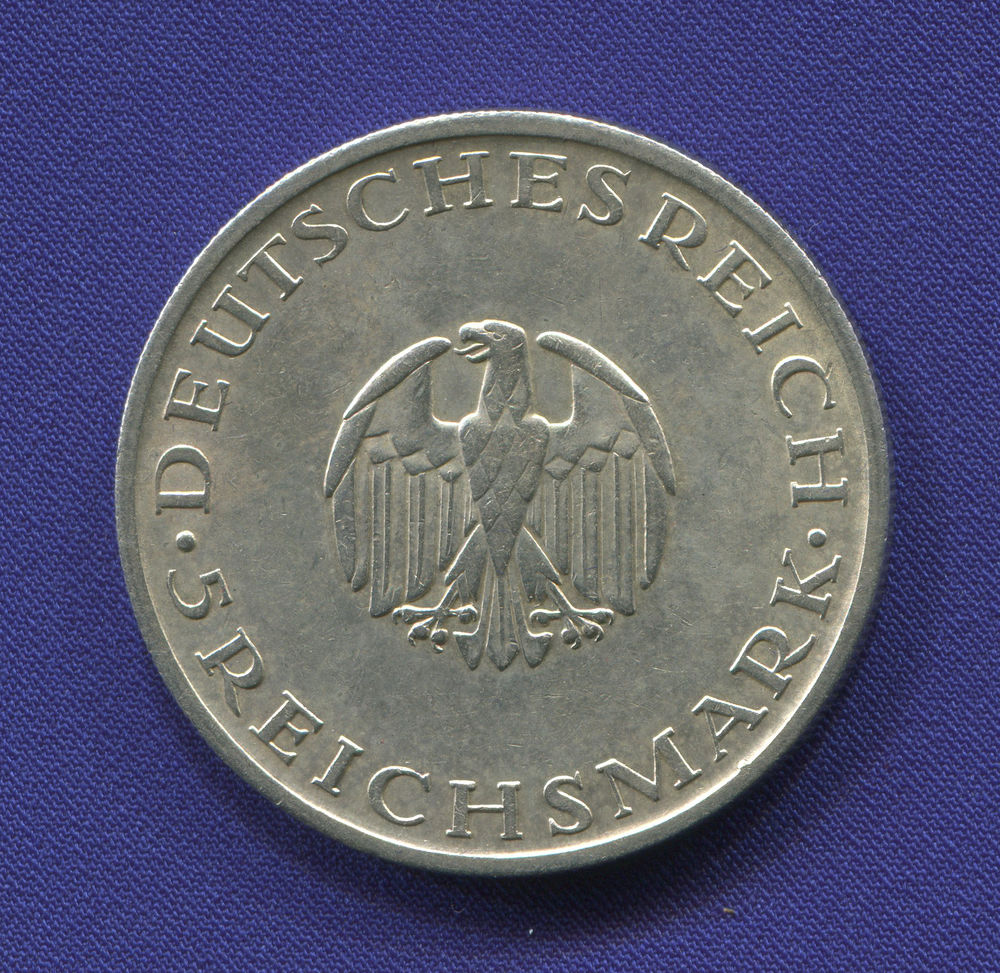 Германия/Веймарская республика 5 марок 1929 UNC J  - 1