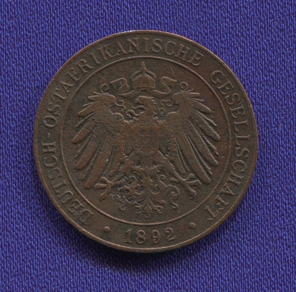 Германская Африка 1 писа 1892 VF  - 1