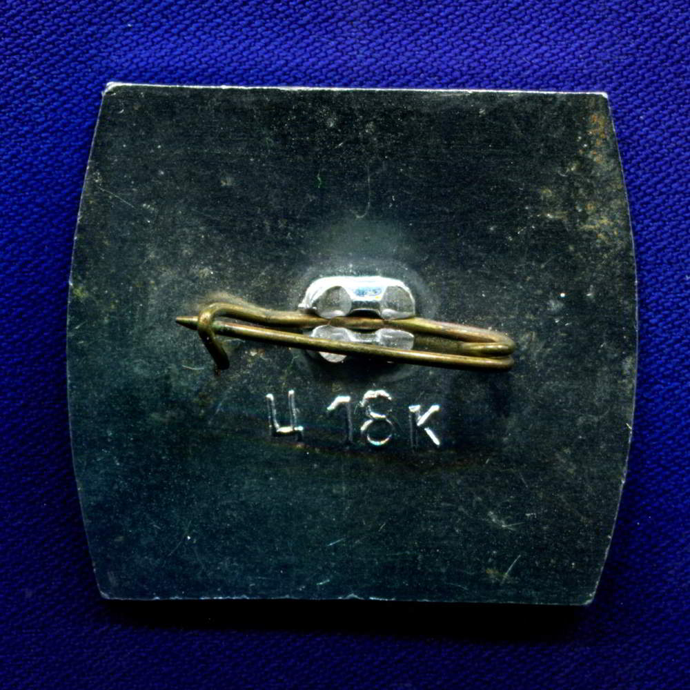 Значок «Фрегат Владимир» Алюминий Булавка - 1