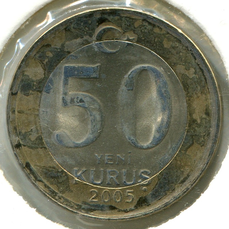 Турция 50 курушей 2005 - 1