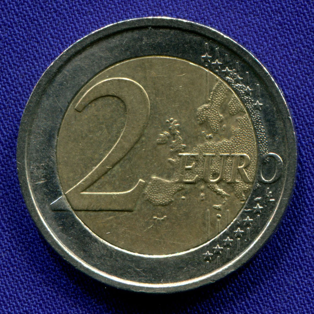 Бельгия 2 евро 2012 XF 10 лет наличному обращению евро  - 1