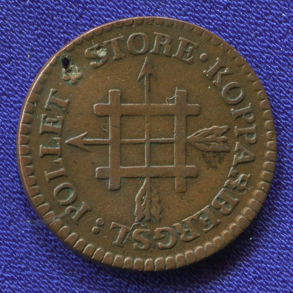 Швеция 3 эйре 1762 VF Адольф Фридрих (1751-1771 гг.) На монете дырка.  - 1