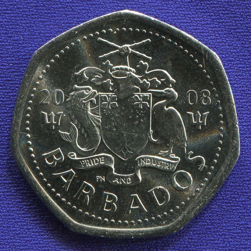 Барбадос 1 доллар 2008  - 1