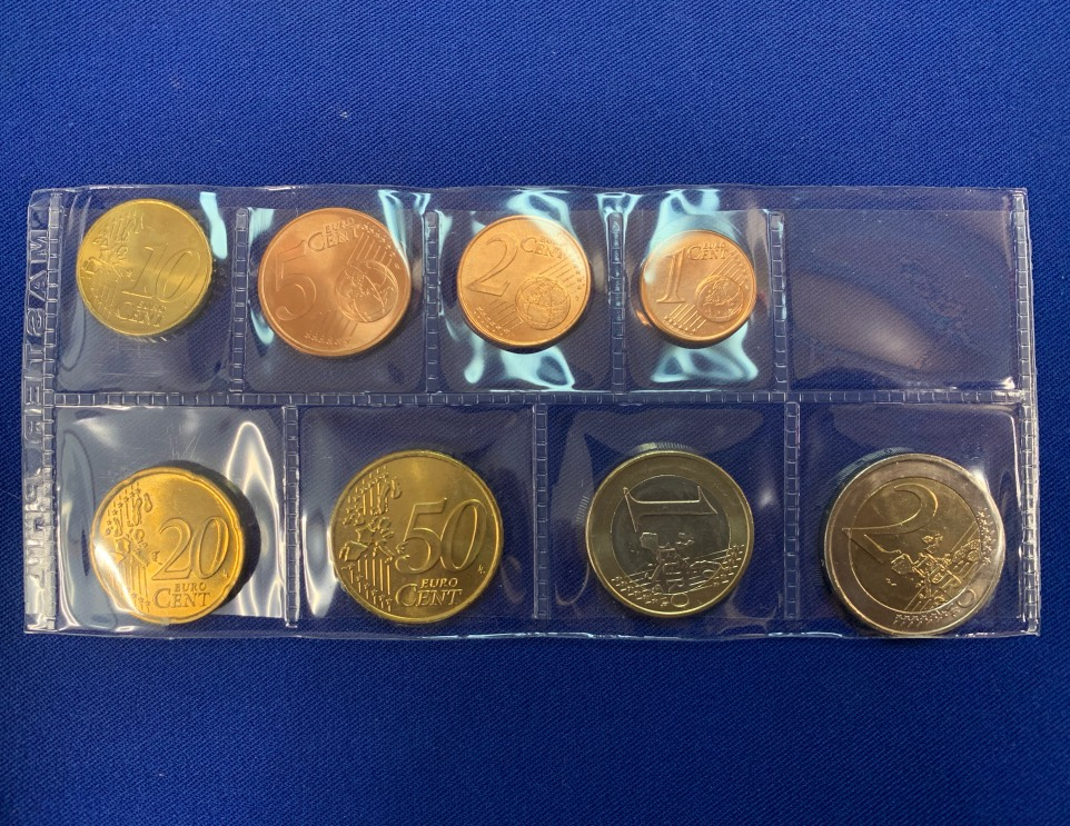 Набор монет Греции EURO 8 монет 2002 UNC - 1