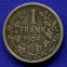 Бельгия 1 франк 1904 VF  - 1