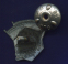 Знак «Ударнику сталинского призыва МПС» Тяжелый металл Винт - 1