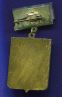 Значок «Ирбит» Алюминий Камень  Булавка - 1