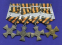 Колодка 4 солдатских Георгиевских креста Полный кавалер (Муляж) - 1