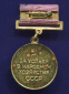 Бронзовая медаль ВДНХ «За успехи в народном хозяйстве СССР» Томпак Булавка(копия) - 1