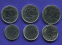 Бразилия набор 1992-1993 г. из 6 монет номиналом 5, 10, 50 ,100, 500, 1000 крузейро, фауна  - 1