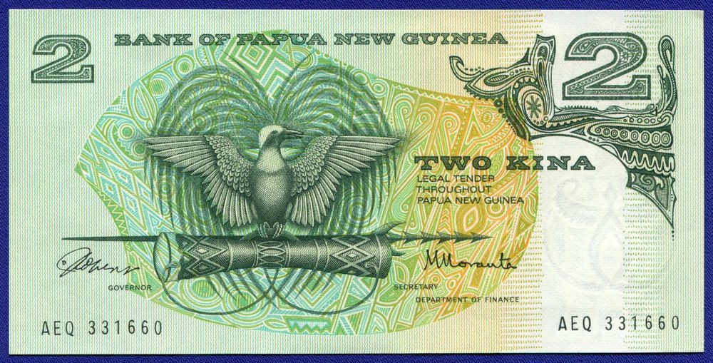 Папуа - Новая Гвинея 2 кина ND (1981) UNC - 12976