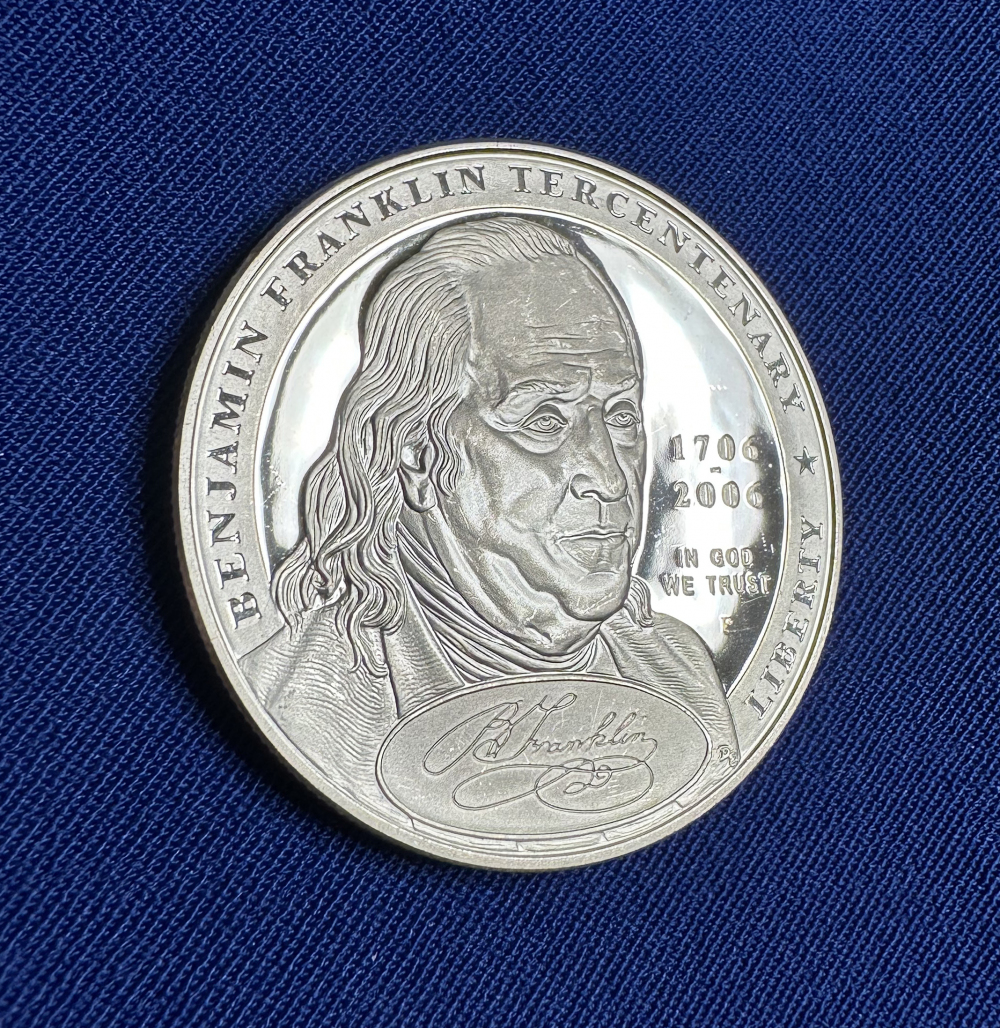 США 1 доллар 2006 PF 300 л.со д/р.Бенджамина Франклина 