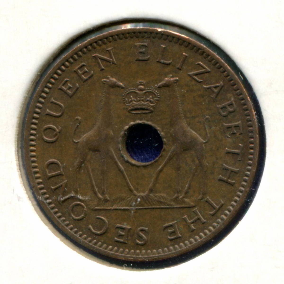Родезия и Ньясаленд 1/2 пенни 1964 UNC  - 18611