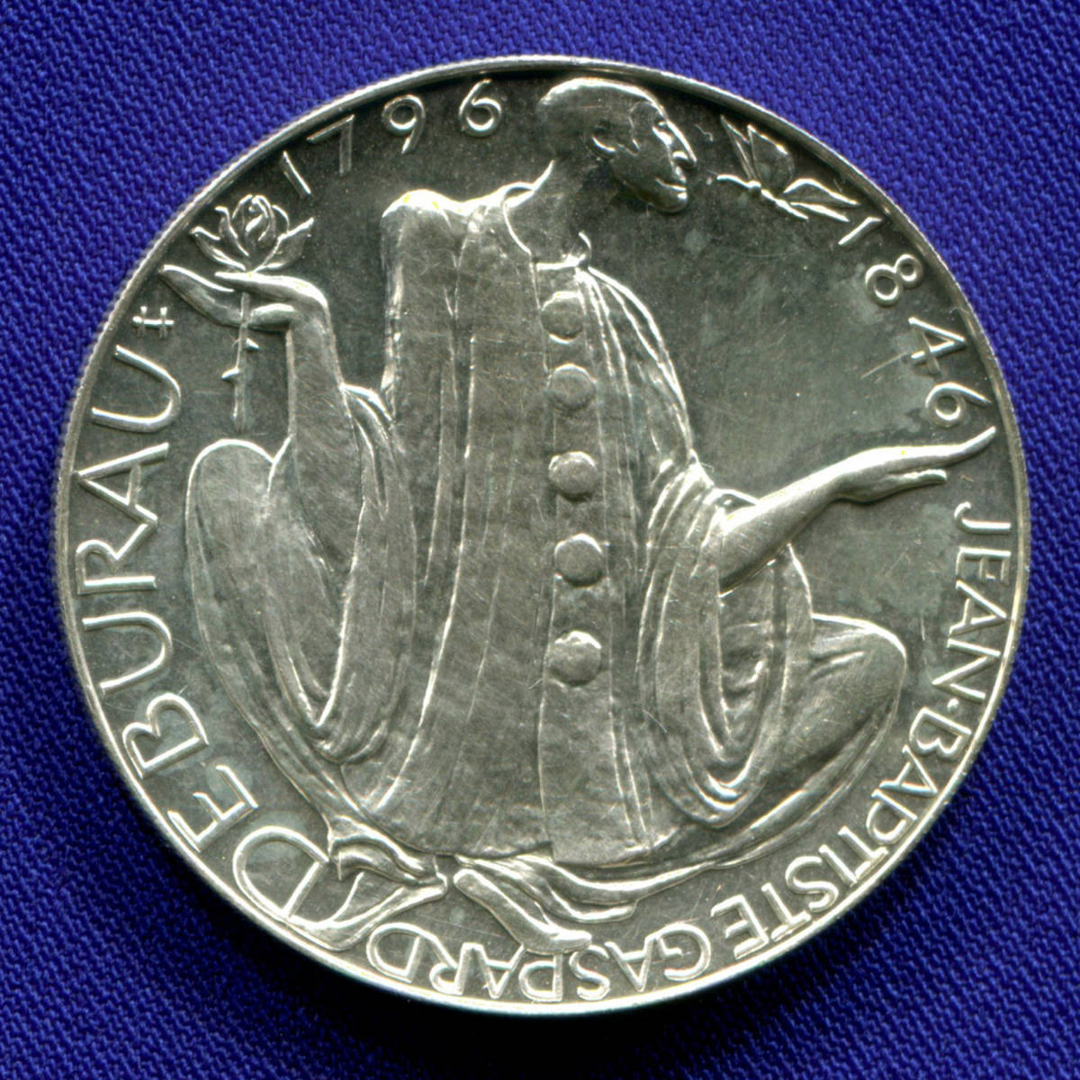 Чехия 200 крон 1996 aUNC Жан-Батист-Гаспар Дебюро  - 19096