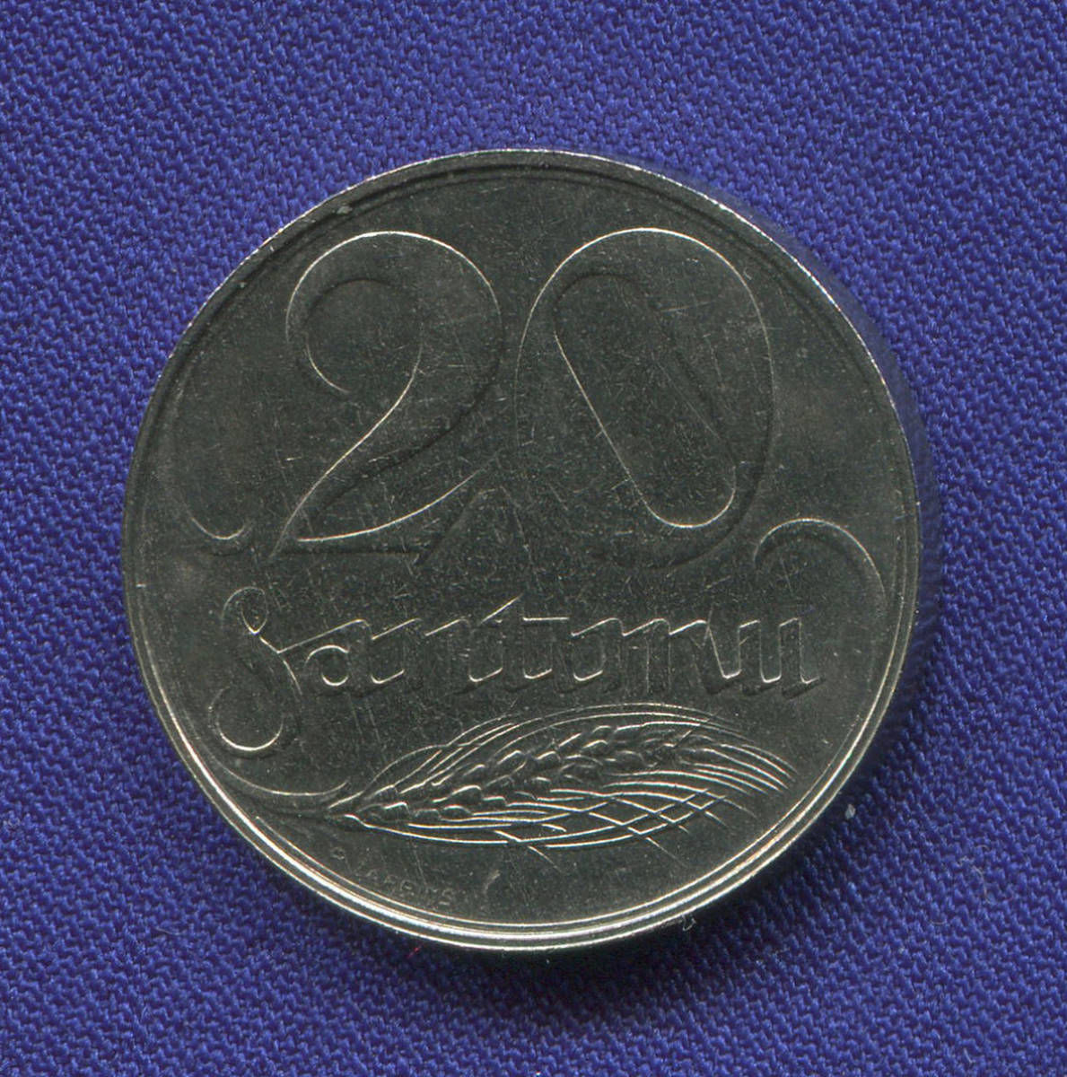 Латвия 20 сантимов 1922 XF-  - 36318