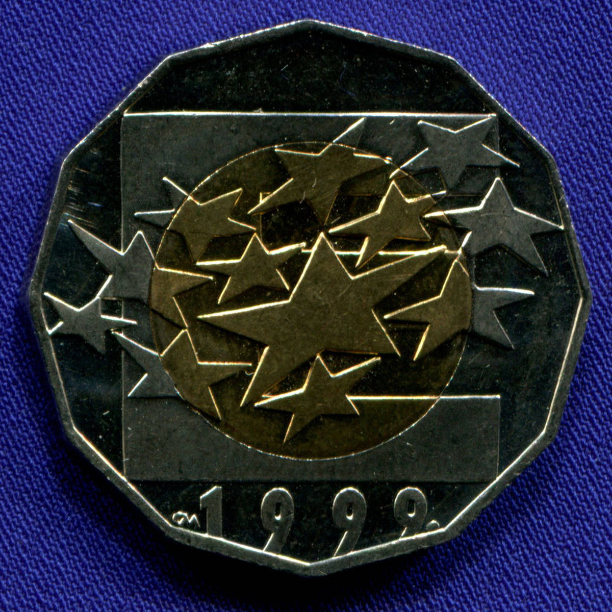 Хорватия 25 кун 1999 aUNC Европейский Союз 