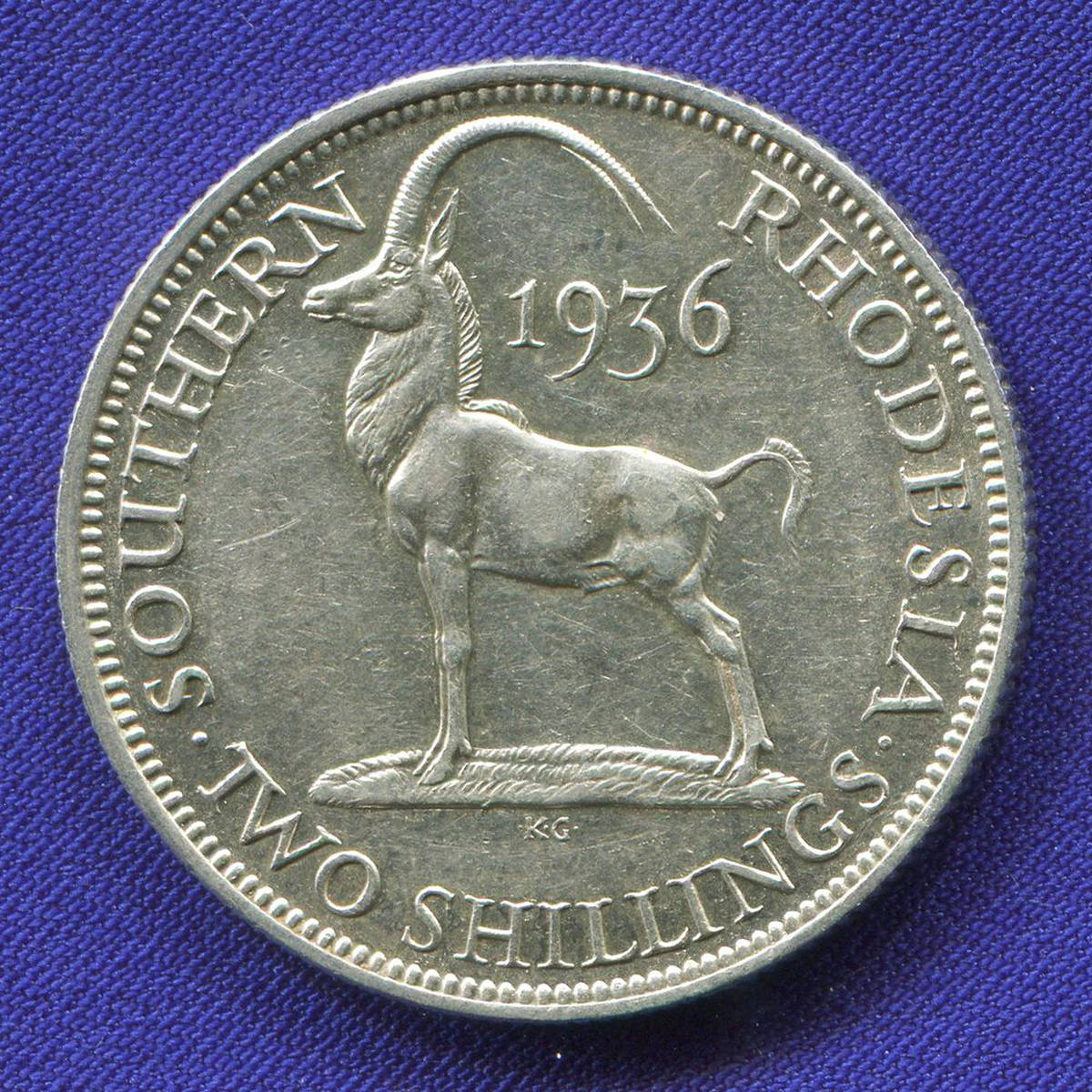 Южная Родезия 2 шиллинга 1936 #4 XF+ - 35331