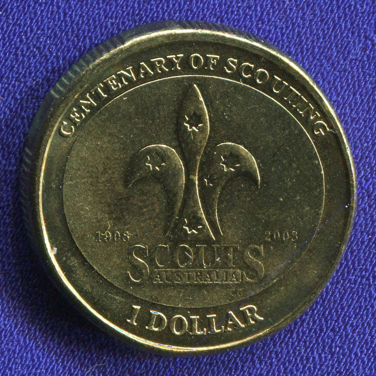 Австралия 1 доллар 2008 UNC  - 36339