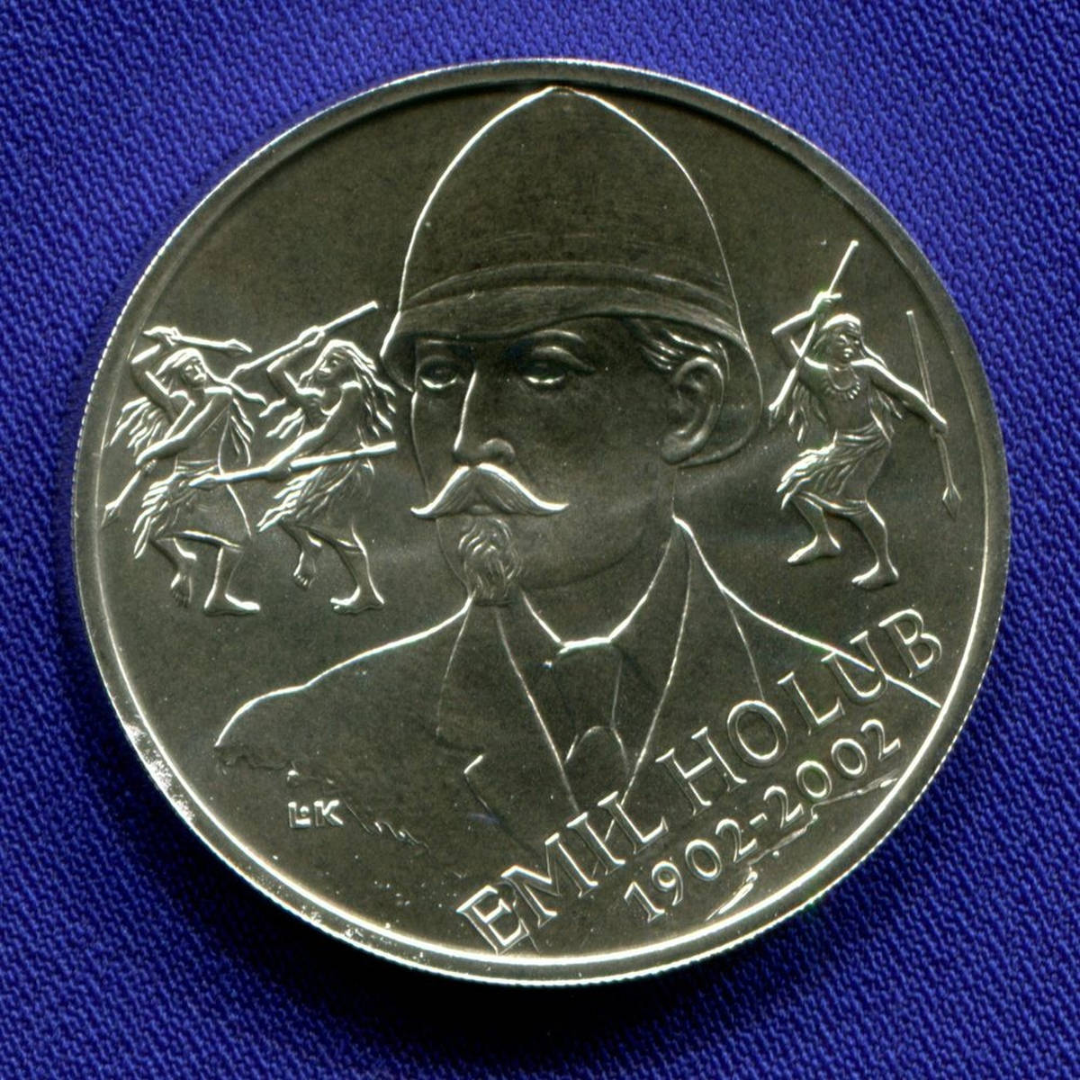 Чехия 200 крон 2002 UNC 100 лет со дня смерти Эмиля Голуба  - 16758