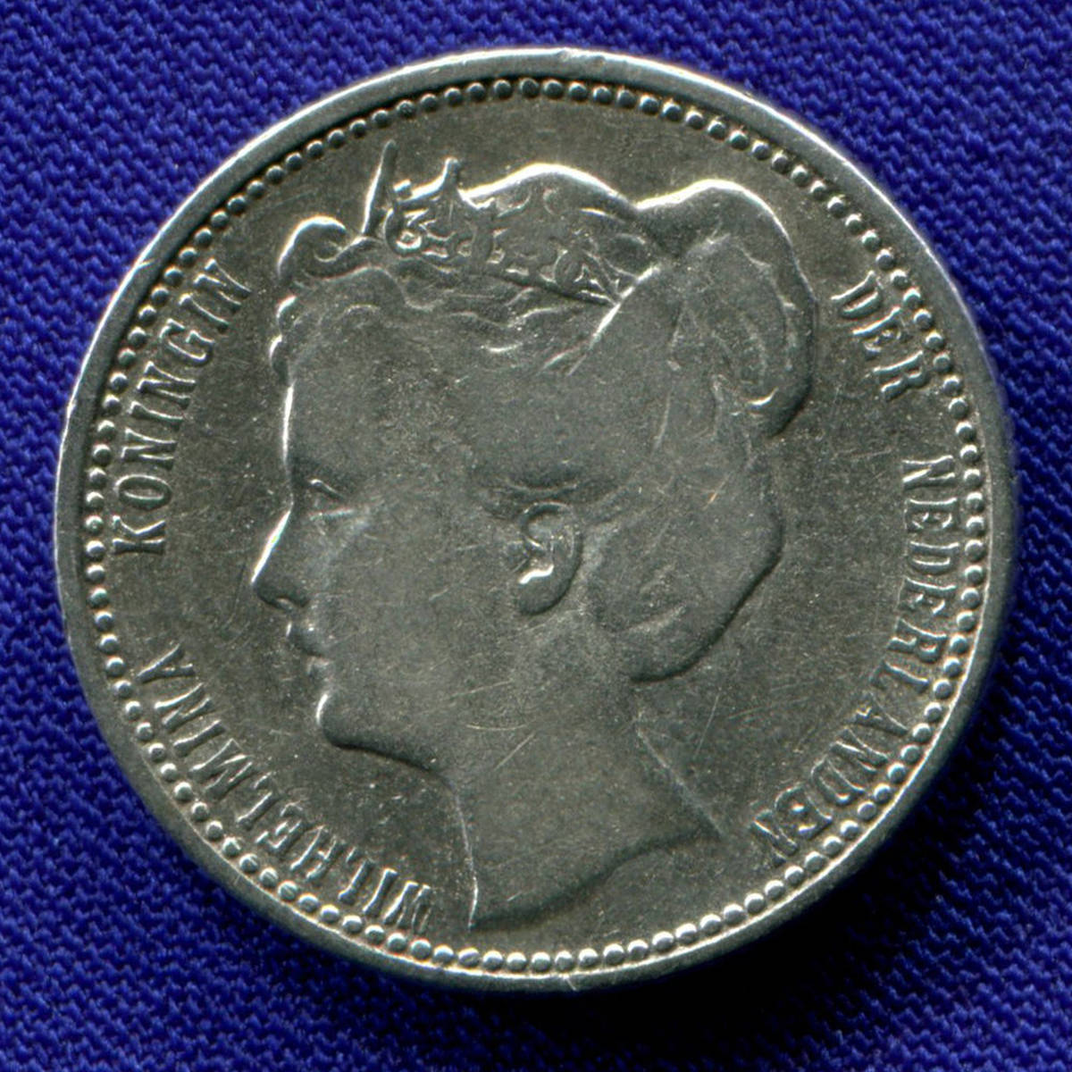 Нидерланды 25 центов 1903 F  - 21837