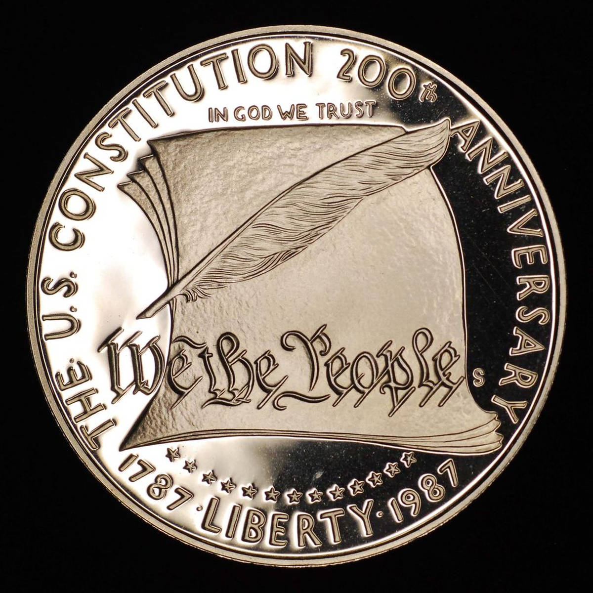 США 1 доллар 1987 Proof 200 лет Конституции США 