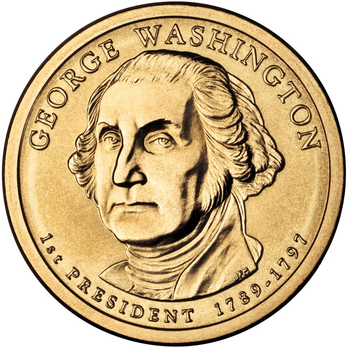 США 1 доллар 2007 года президент №1 Джордж Вашингтон - 7444
