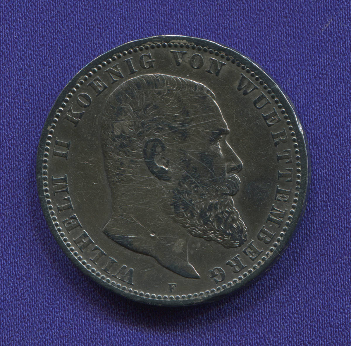 Германия/Вюртемберг 5 марок 1895 VF - 39012
