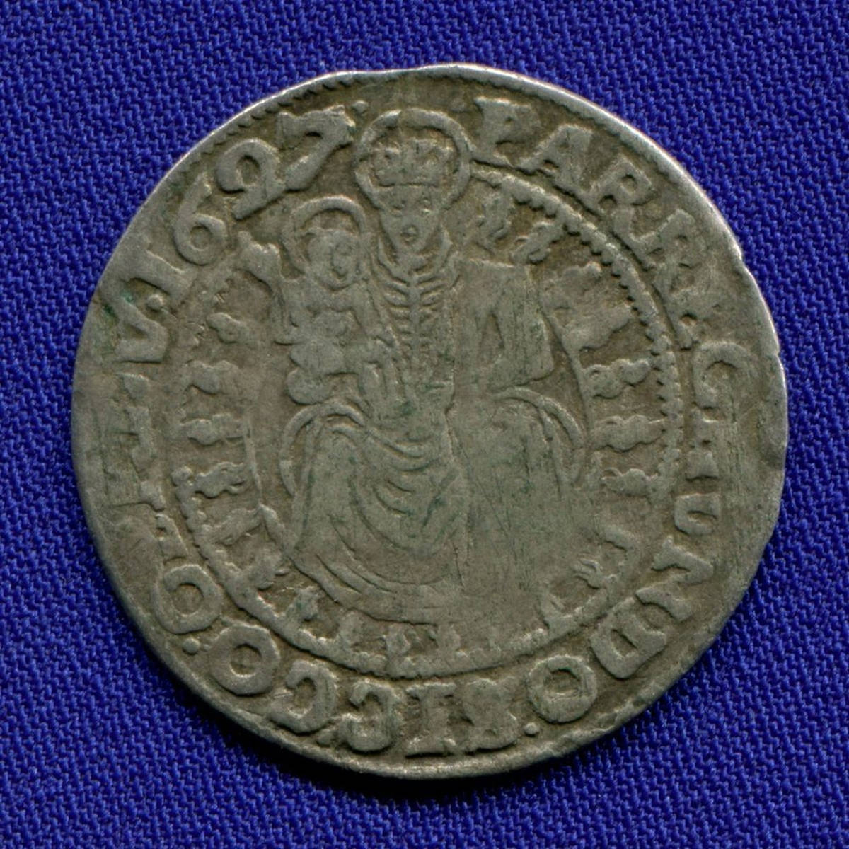 Румыния/Трансильвания 1 грош 1627 VF  - 16907