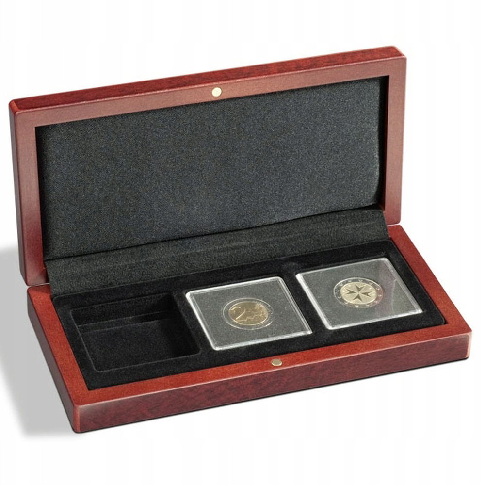 Коробка Leuchtturm для 3 монет в капсуле Quadrum  - 35994