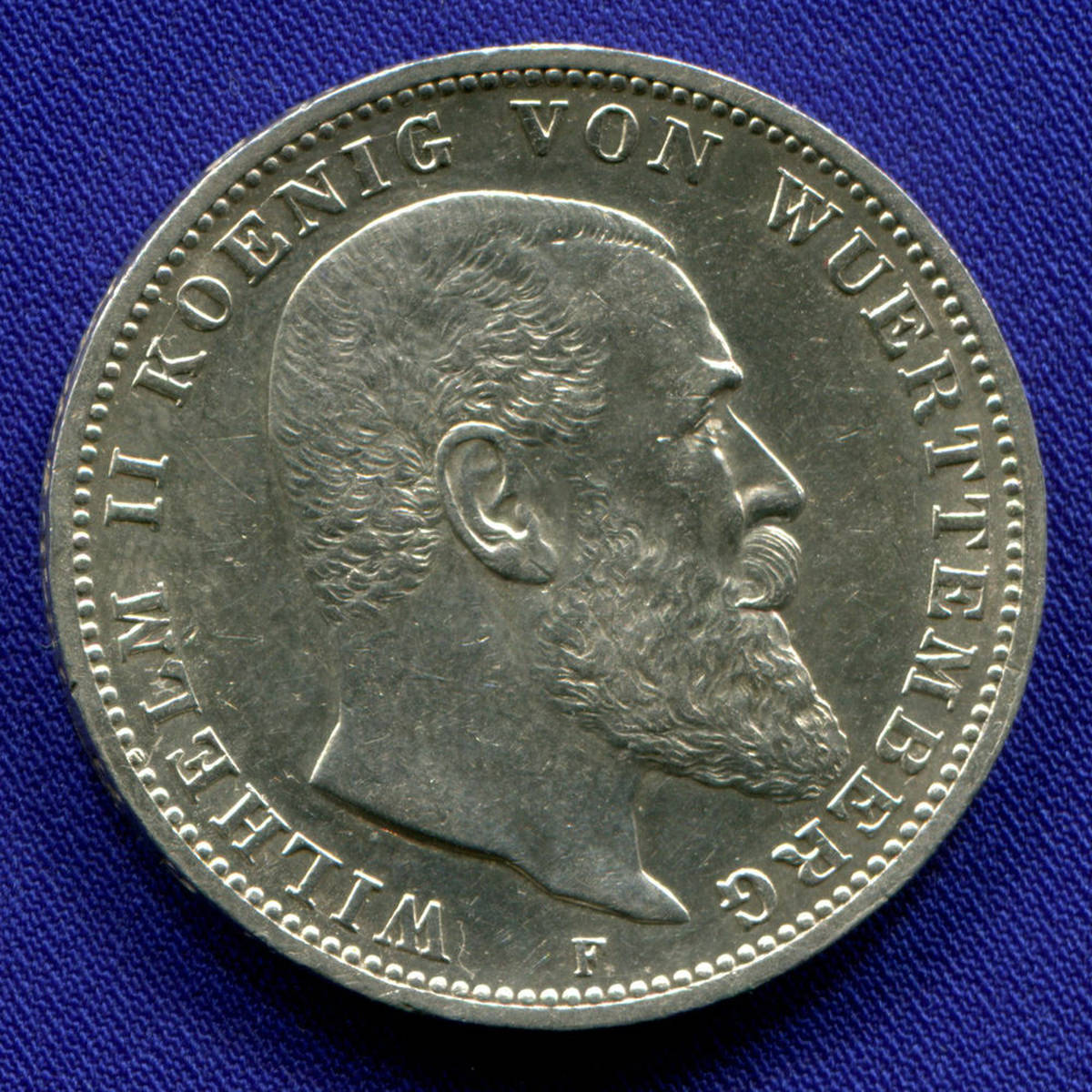 Германия/Вюртемберг 3 марки 1909 aUNC - 25784