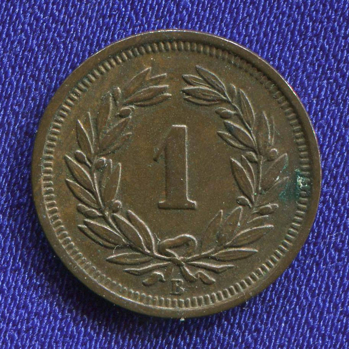 Швейцария 1 раппен 1937 XF 