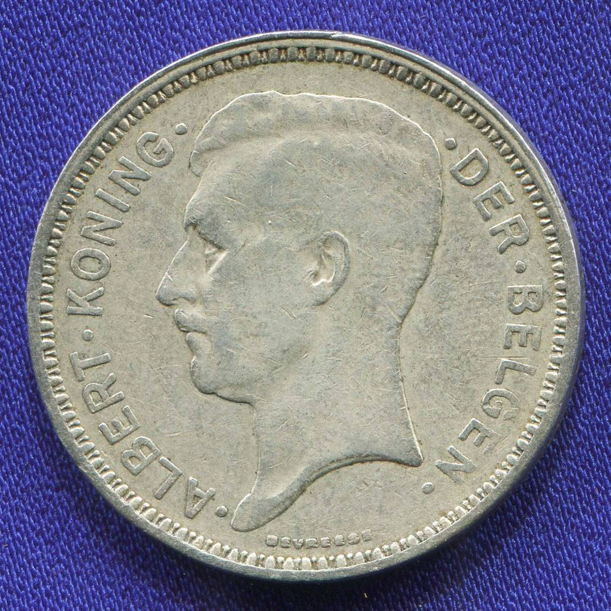 Бельгия 20 франков 1934 XF-  - 38843