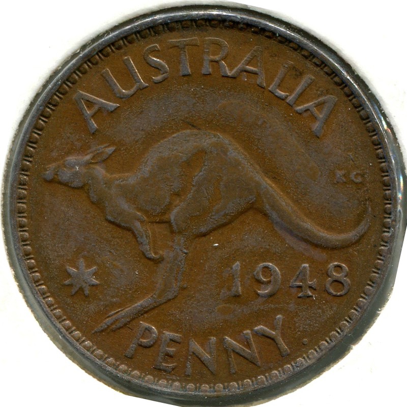 Австралия 1 пенни 1948 #36