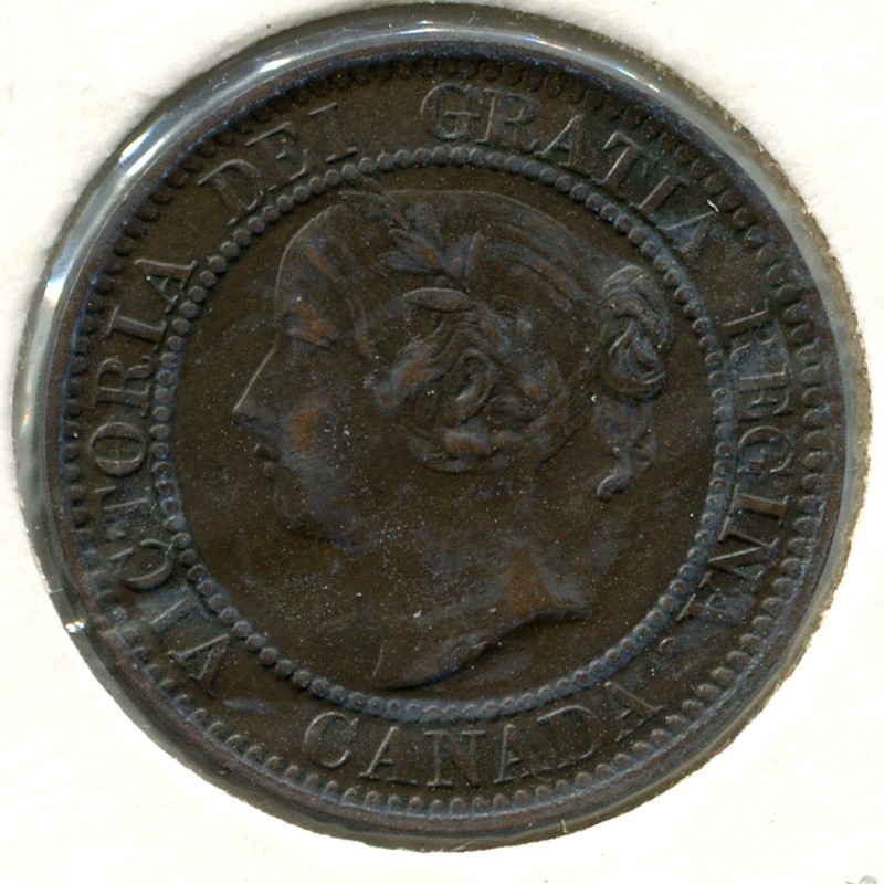 Канада 1 цент 1859 #1 XF