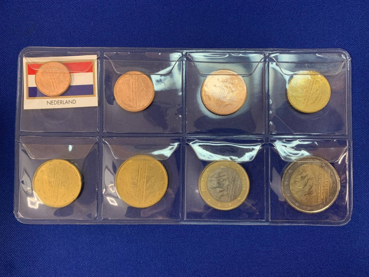 Набор монет Нидерландов EURO 8 монет 2015 год UNC - 37316