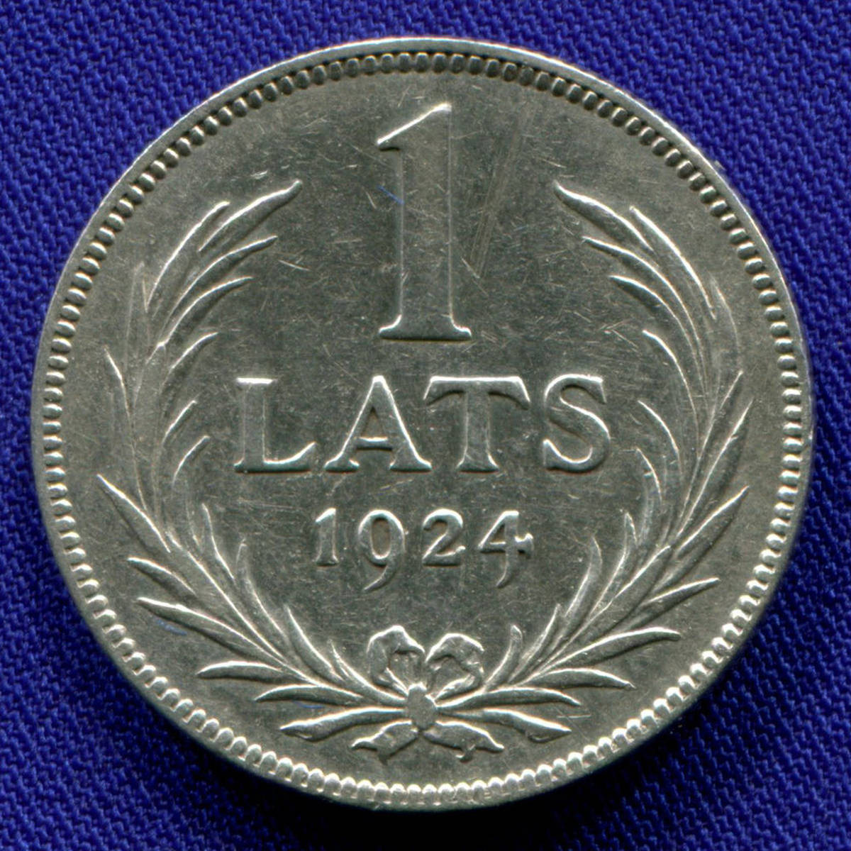 Латвия 1 лат 1924 VF  - 31459