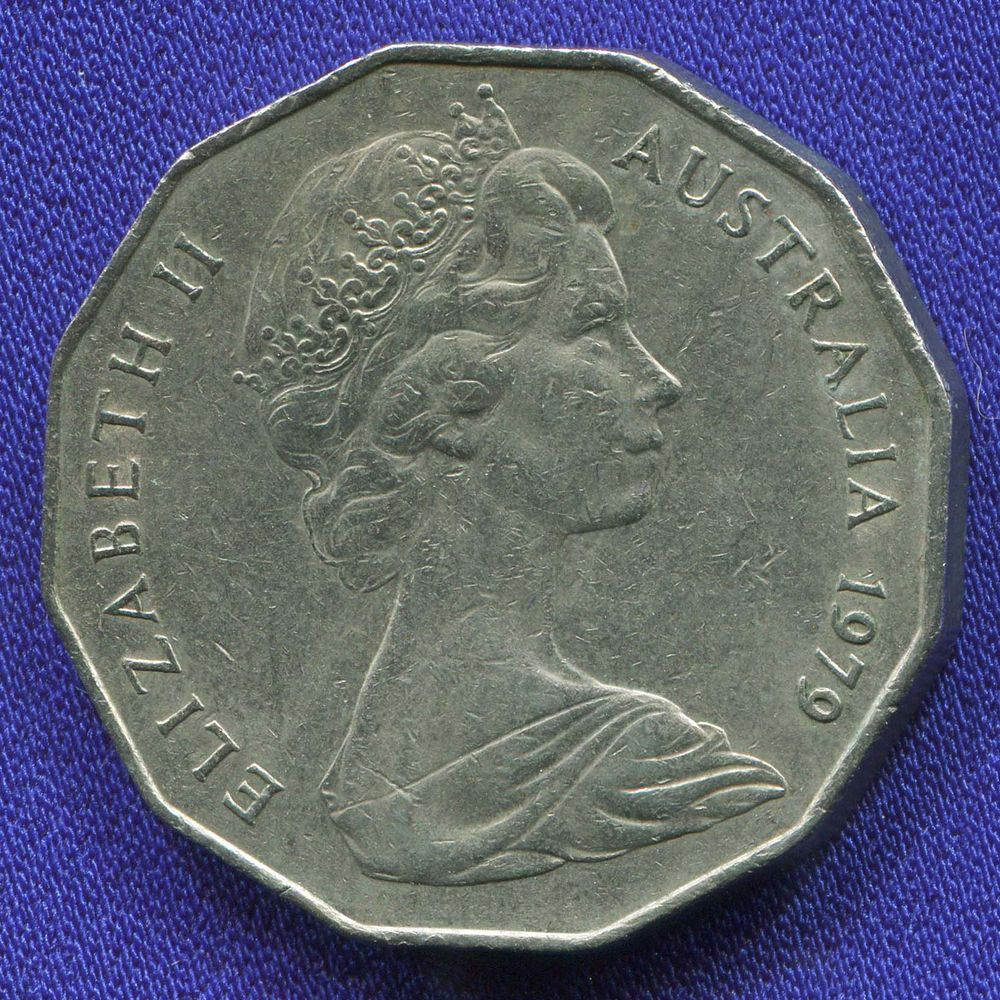 Австралия 50 центов 1979 VF-XF Период: Королева Елизавета II (1966 - 2023)  - 40486