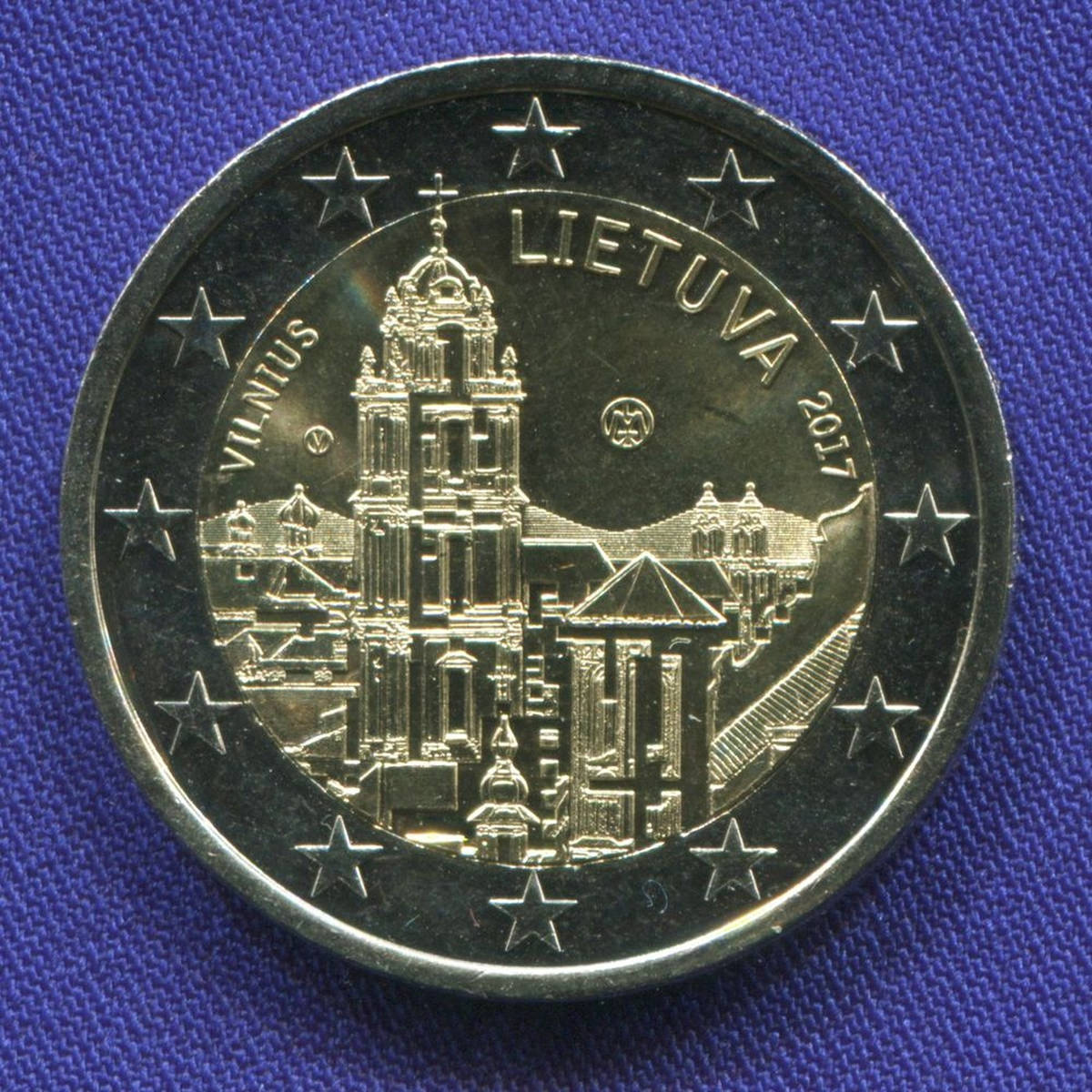Литва 2 евро 2017 UNC Вильнюс 