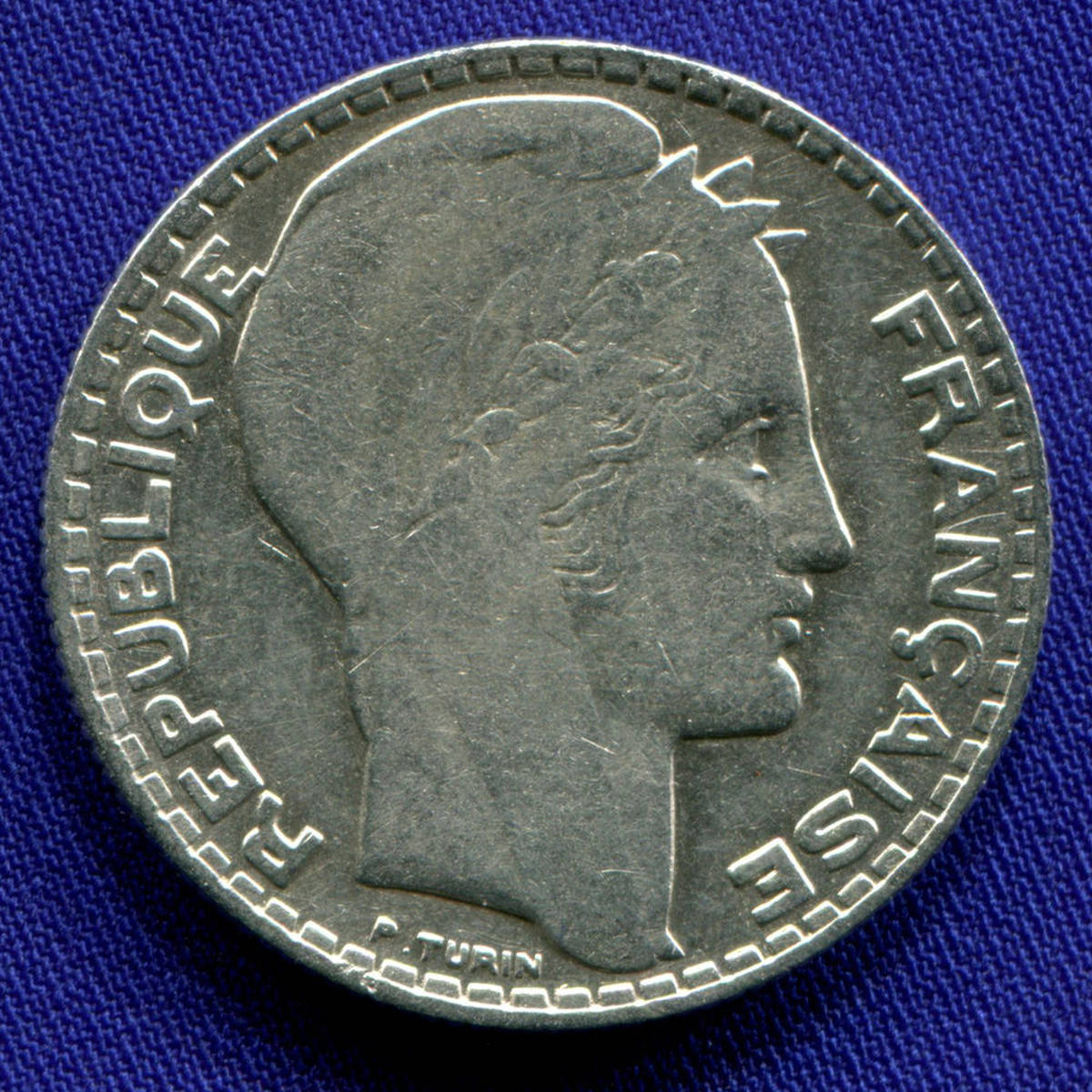 Франция 10 франков 1933 XF  - 26634